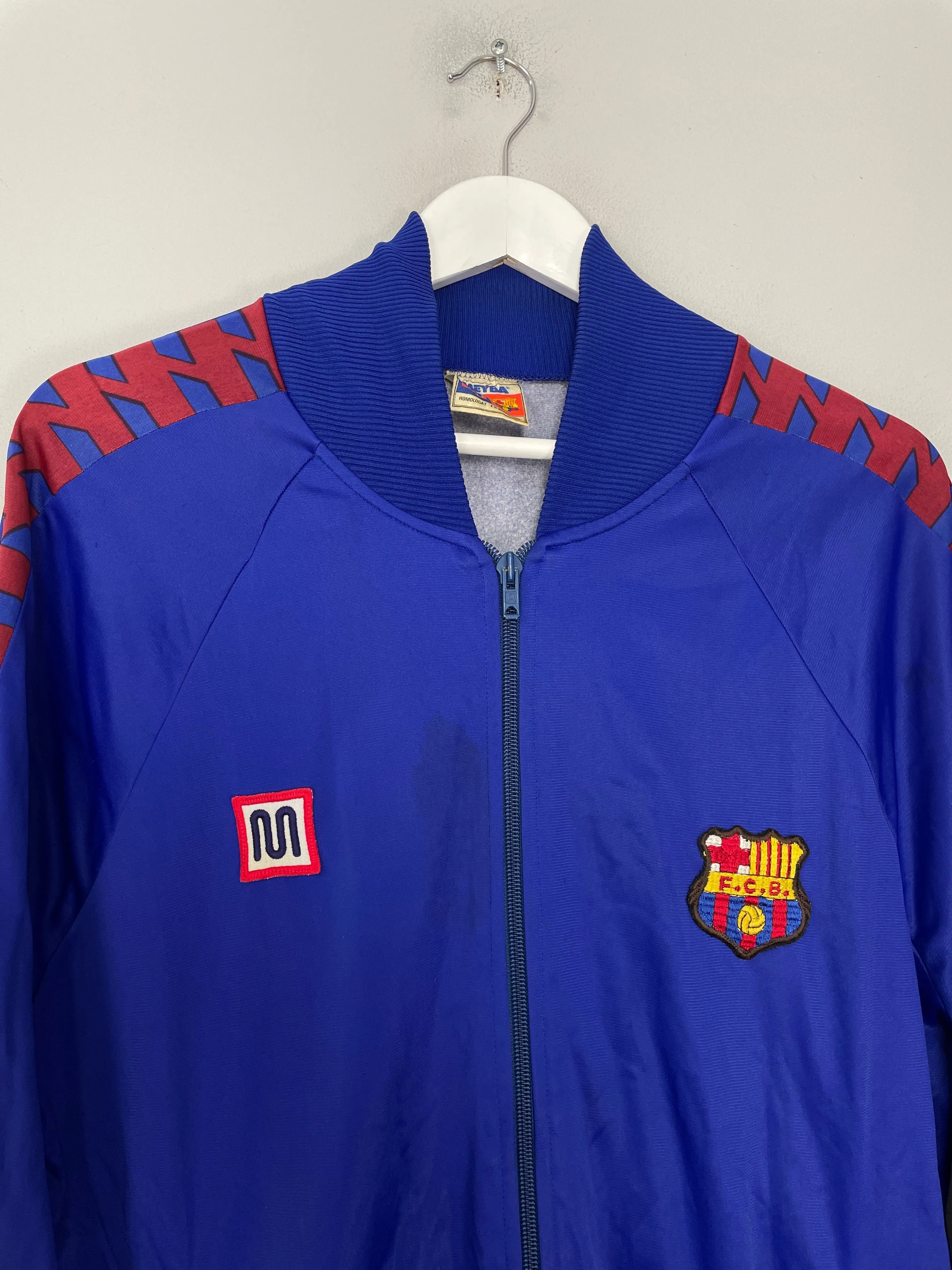 1984/89 BARCELONA TRACK JACKET (M) MEYBA