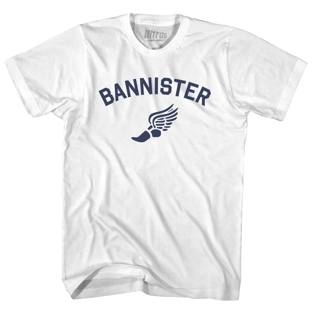 Bannister Track Running Winged Foot Womens Cotton Junior Cut T-Shirt