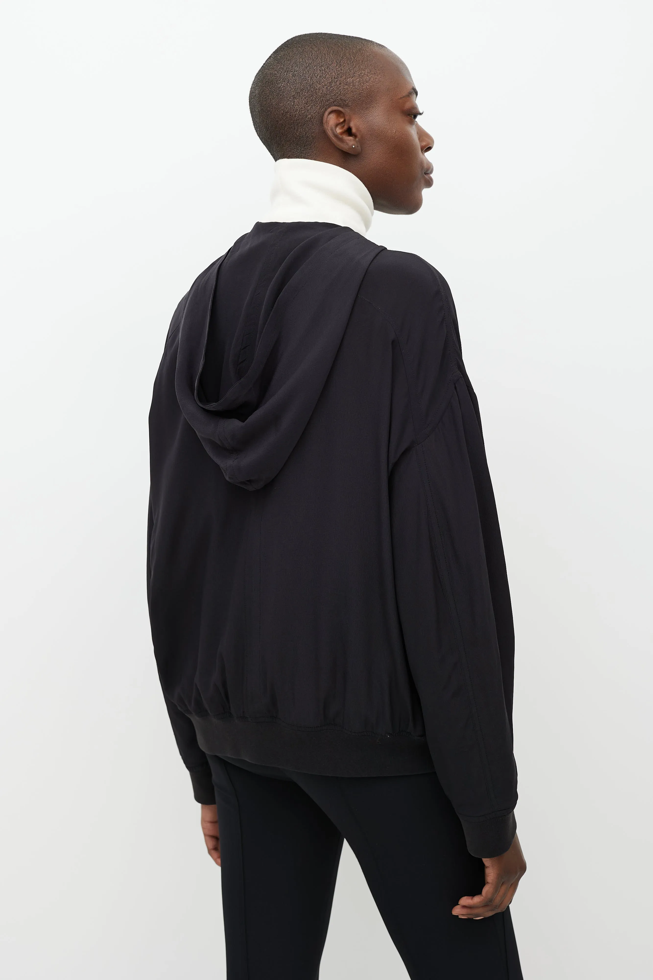 Black Hooded Jacket