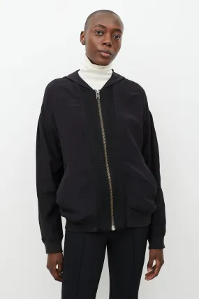 Black Hooded Jacket