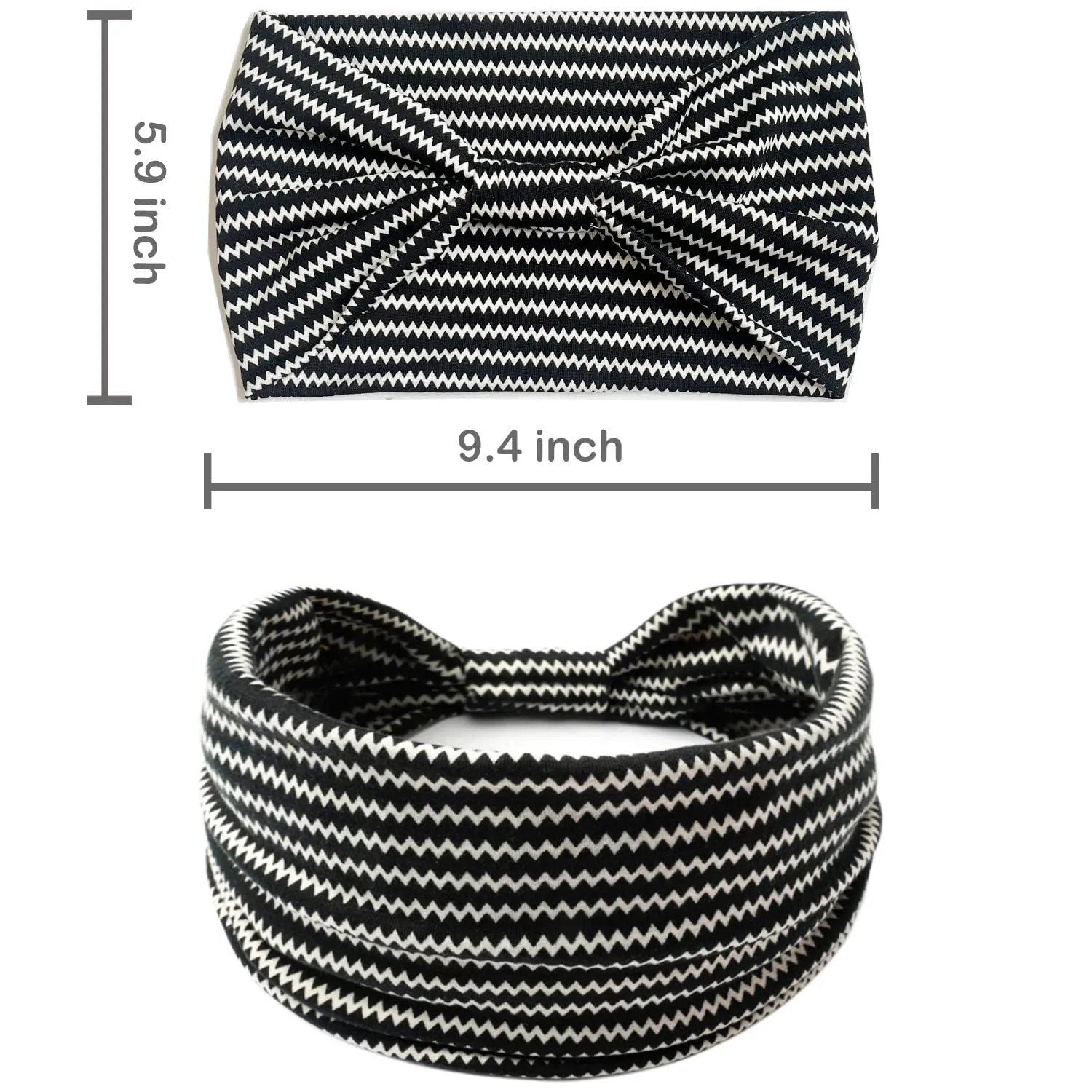 Boho Knotted Headbands: a striking 6-pack, camping Adventure
