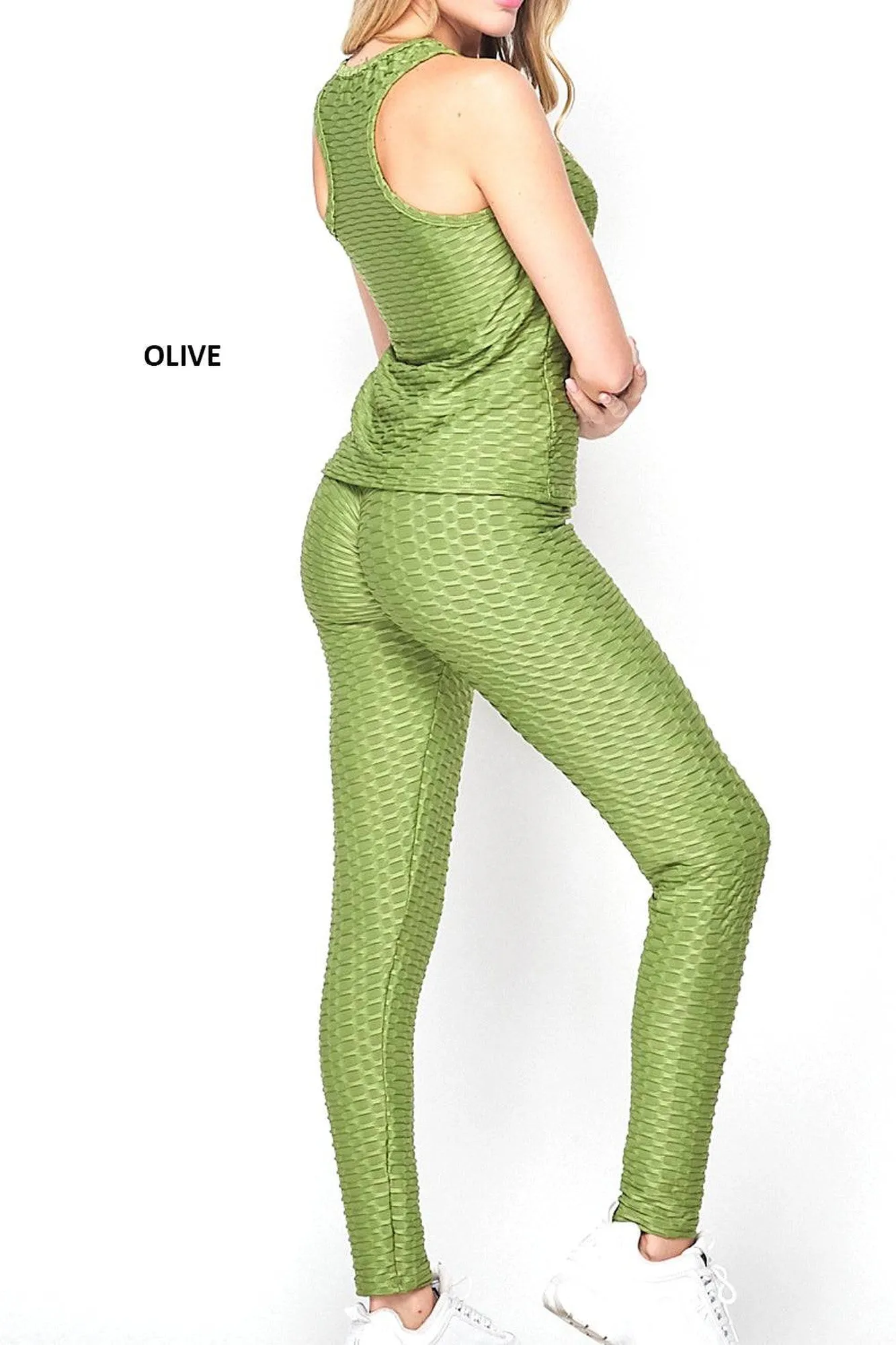 Cellulite Hiding Leggings and Tank Loungewear | New Mix