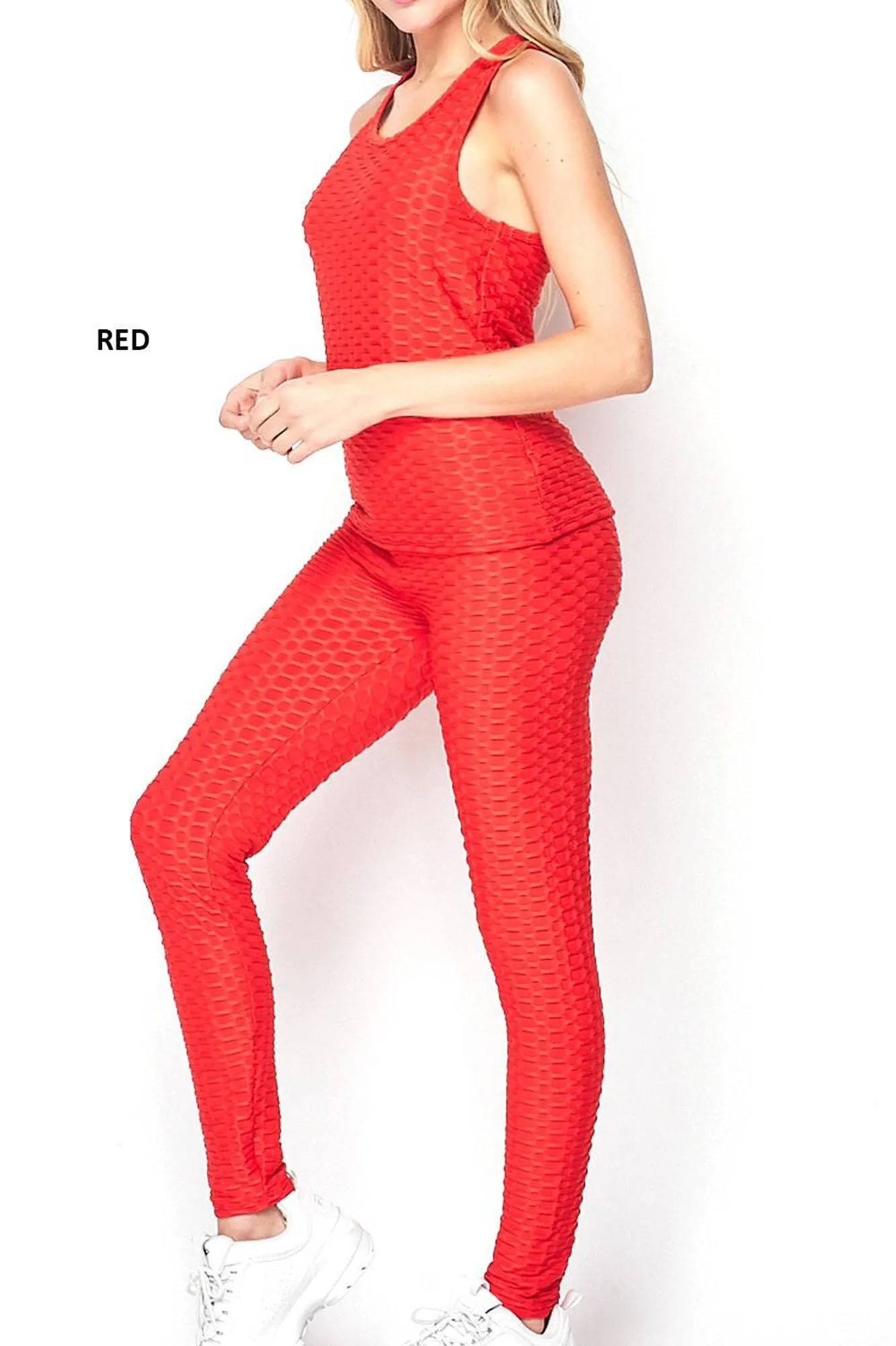 Cellulite Hiding Leggings and Tank Loungewear | New Mix