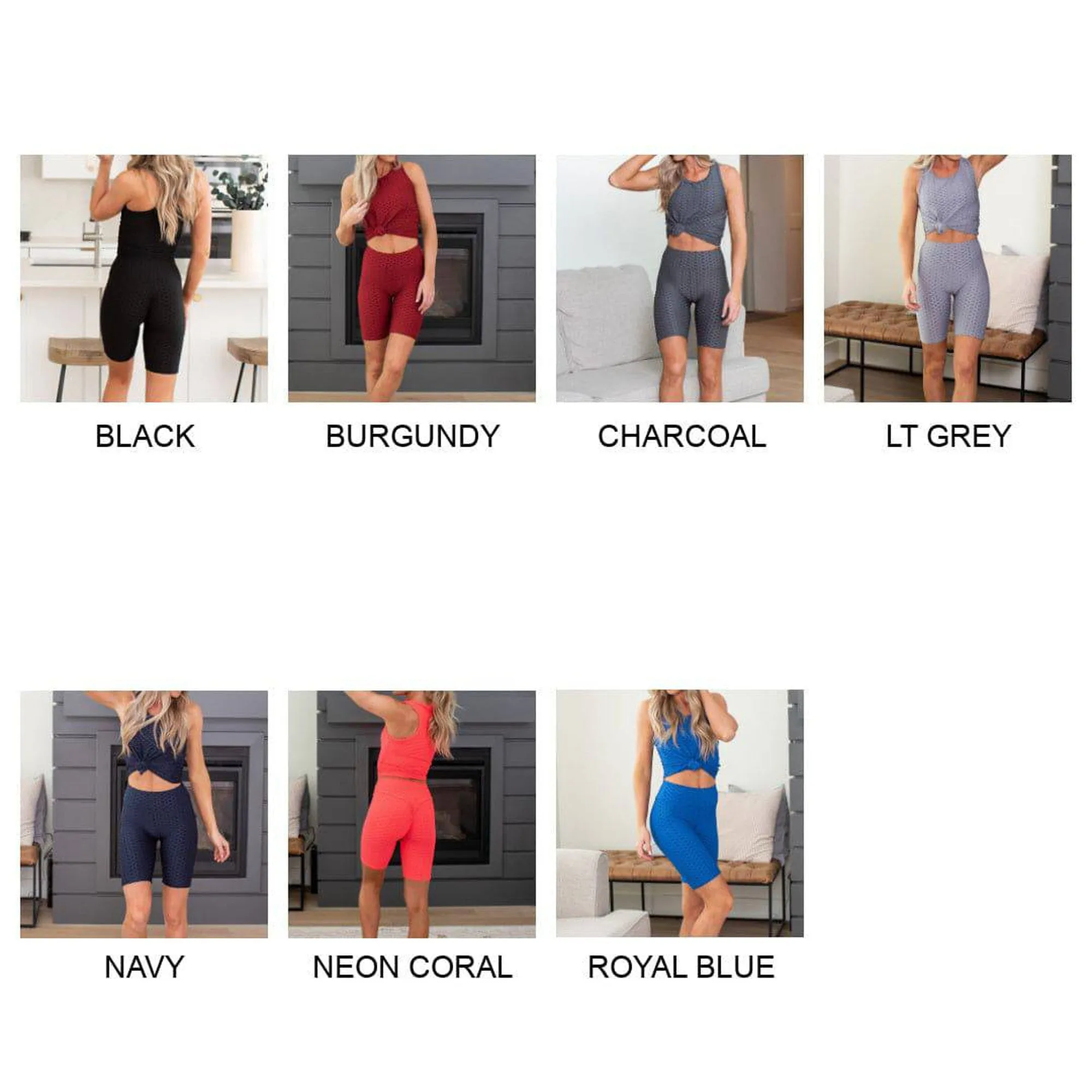 Cellulite Hiding Set | Biker & Tank | New Mix