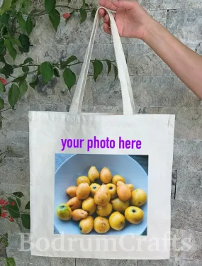 Custom Personalized Cotton Tote Bags in Full Color