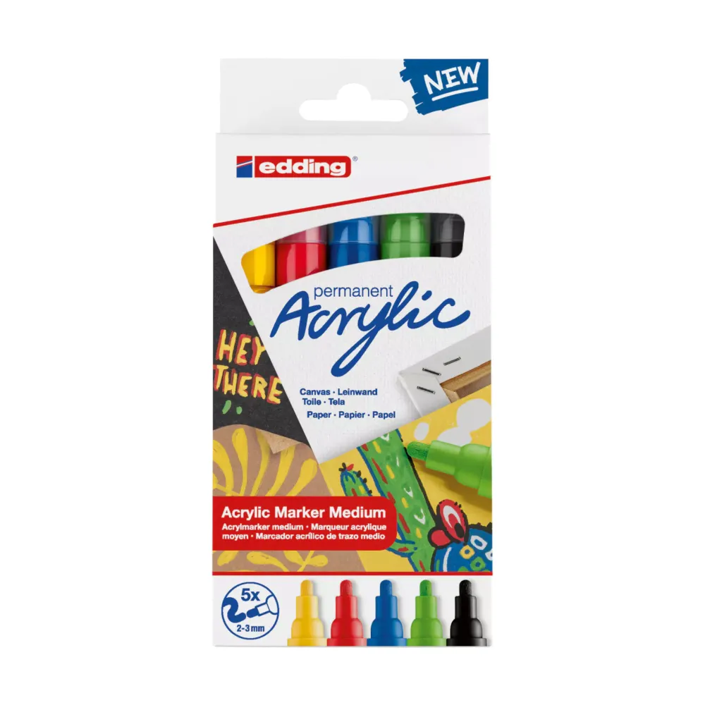 Edding Arcylic Marker Set