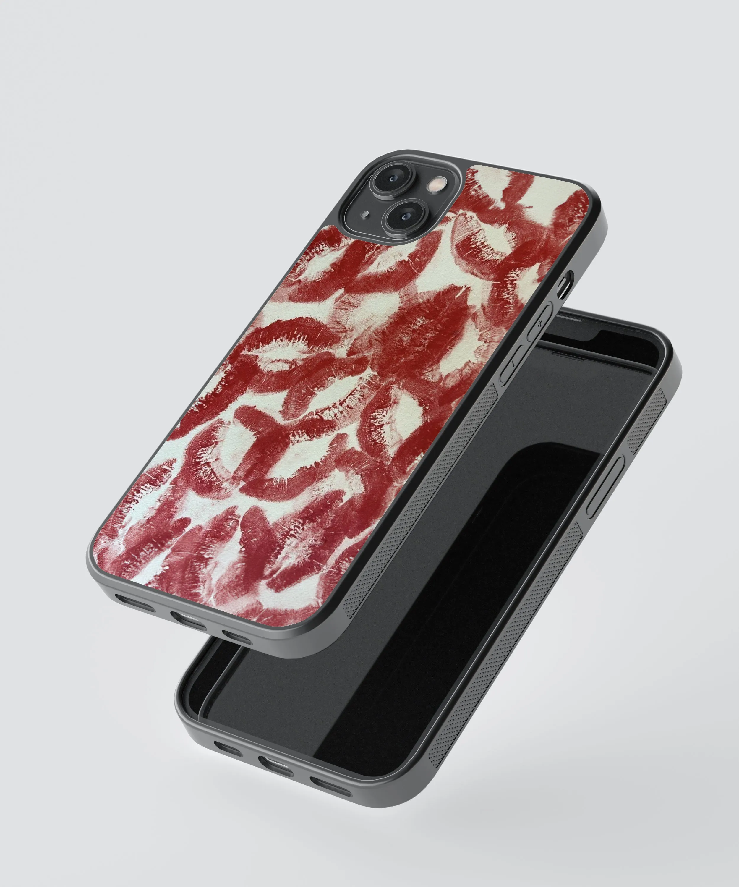 Kisses (For Him) Abstract Glass Phone Case Cover