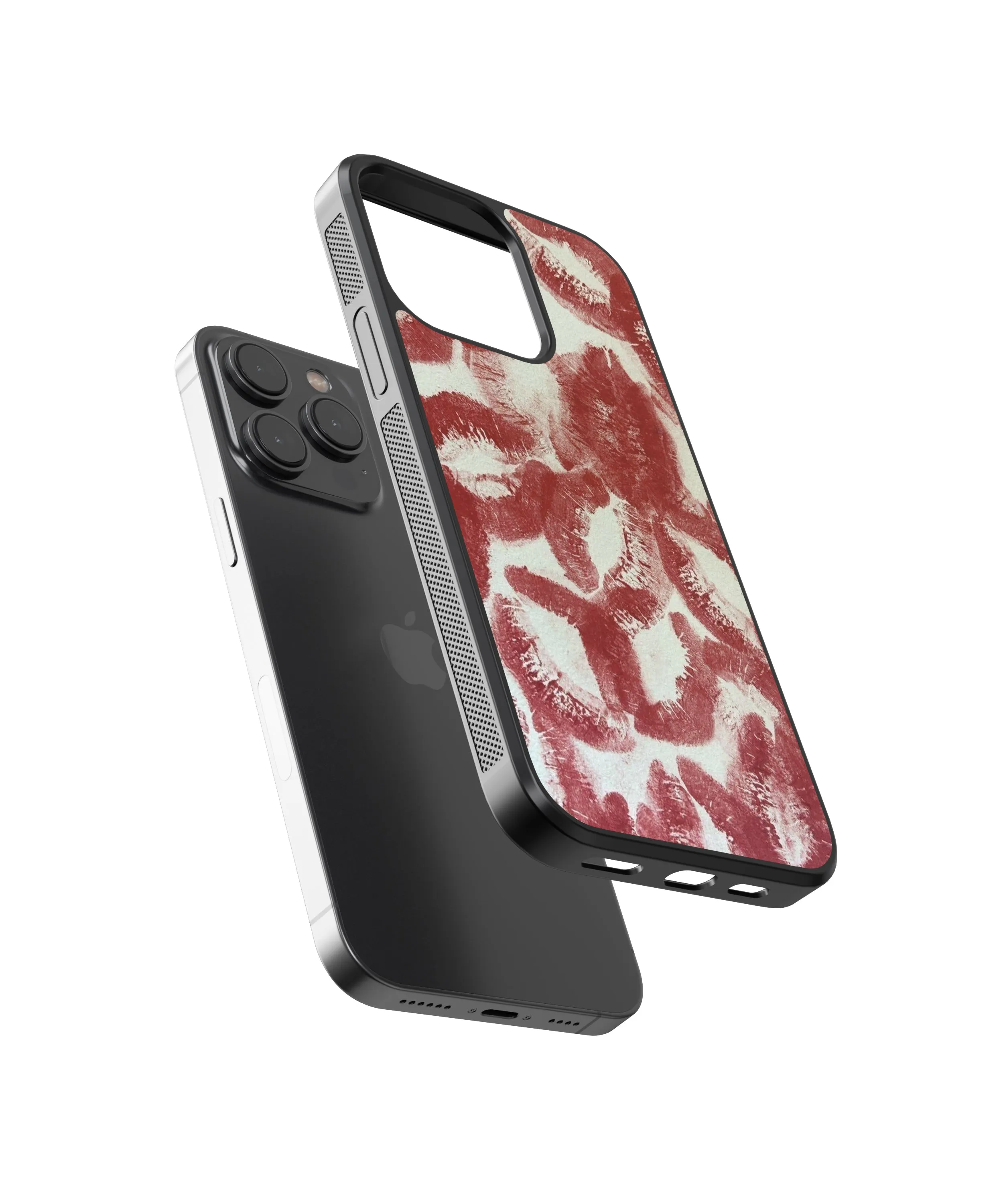 Kisses (For Him) Abstract Glass Phone Case Cover