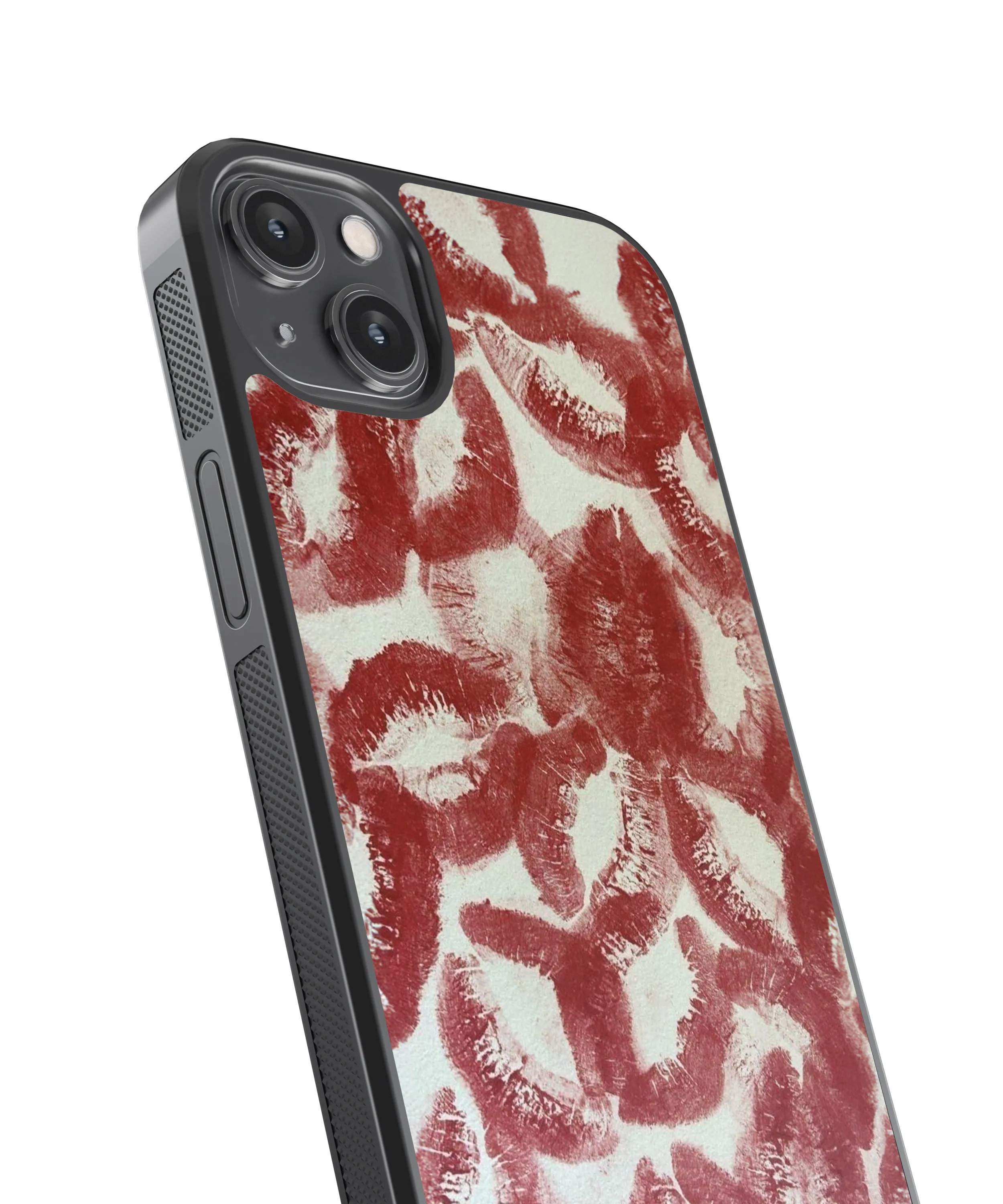 Kisses (For Him) Abstract Glass Phone Case Cover