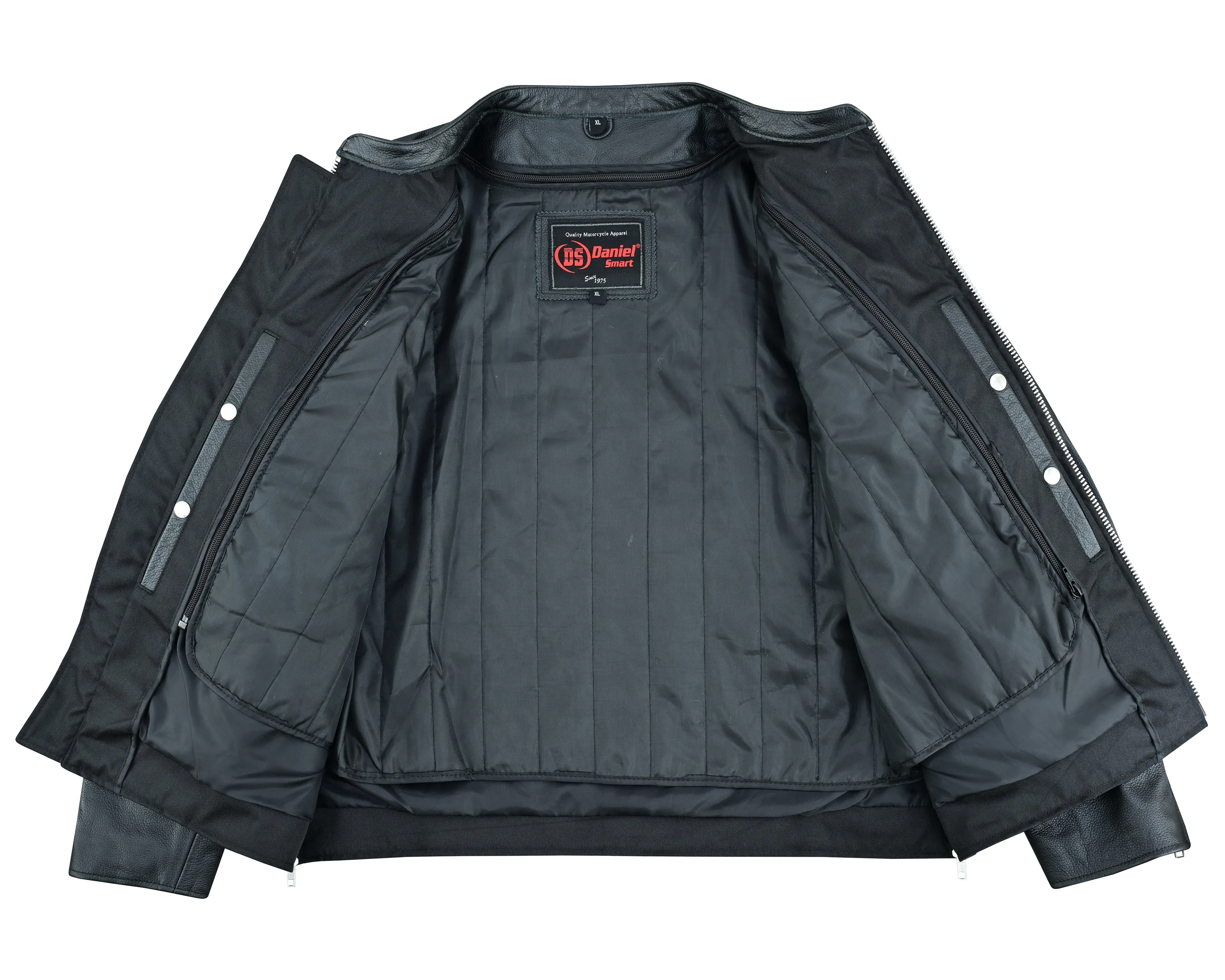 Men’s Classic Black Scooter Leather Jacket