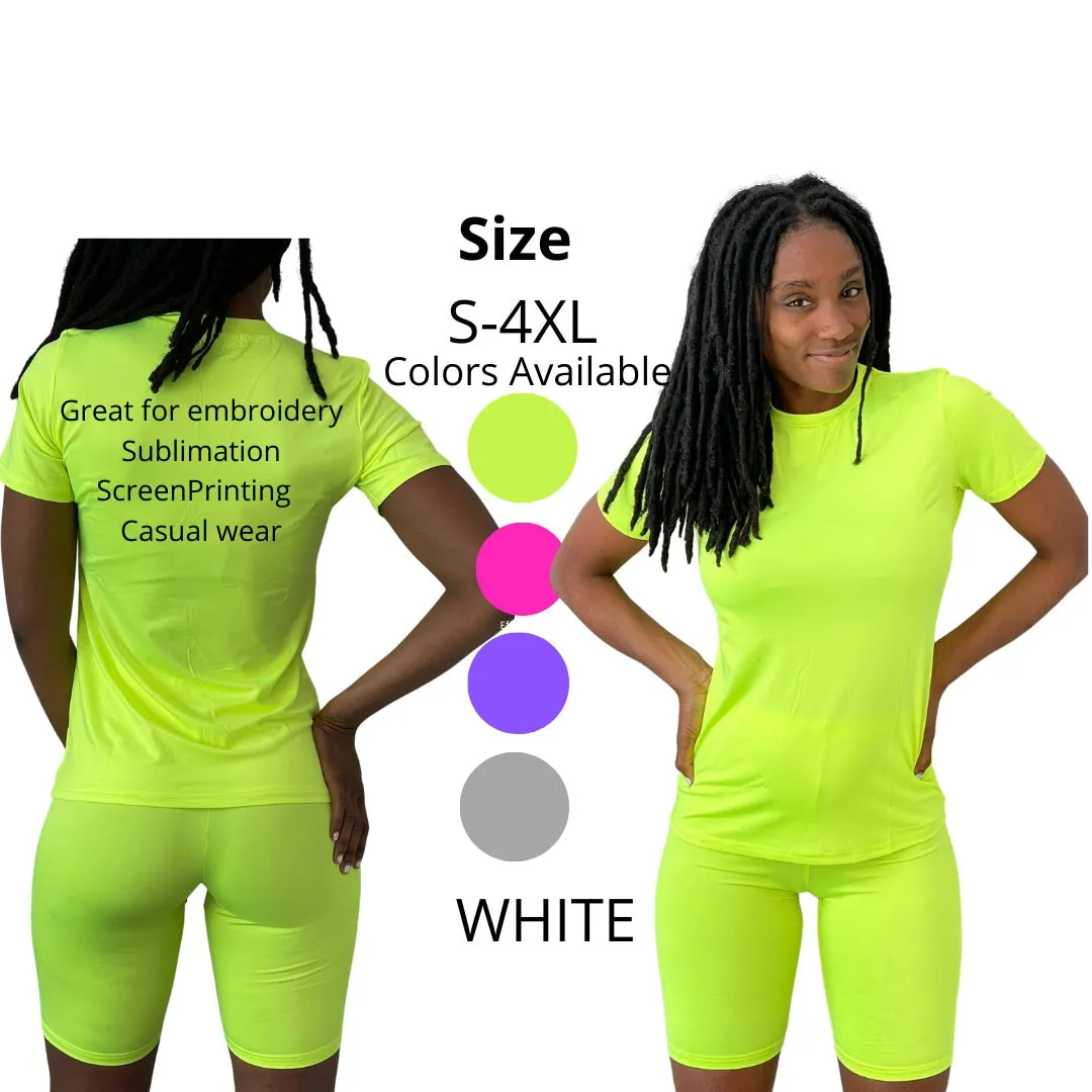 Sublimation Two Piece Set/ Sublimation Blank Set/Sublimation T Shirt/Sublimation Short Set/