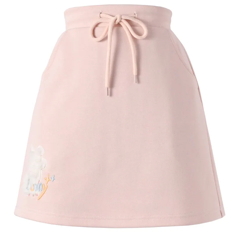 Sweet Girl Style Pink Bunny Ears Hooded Coat
