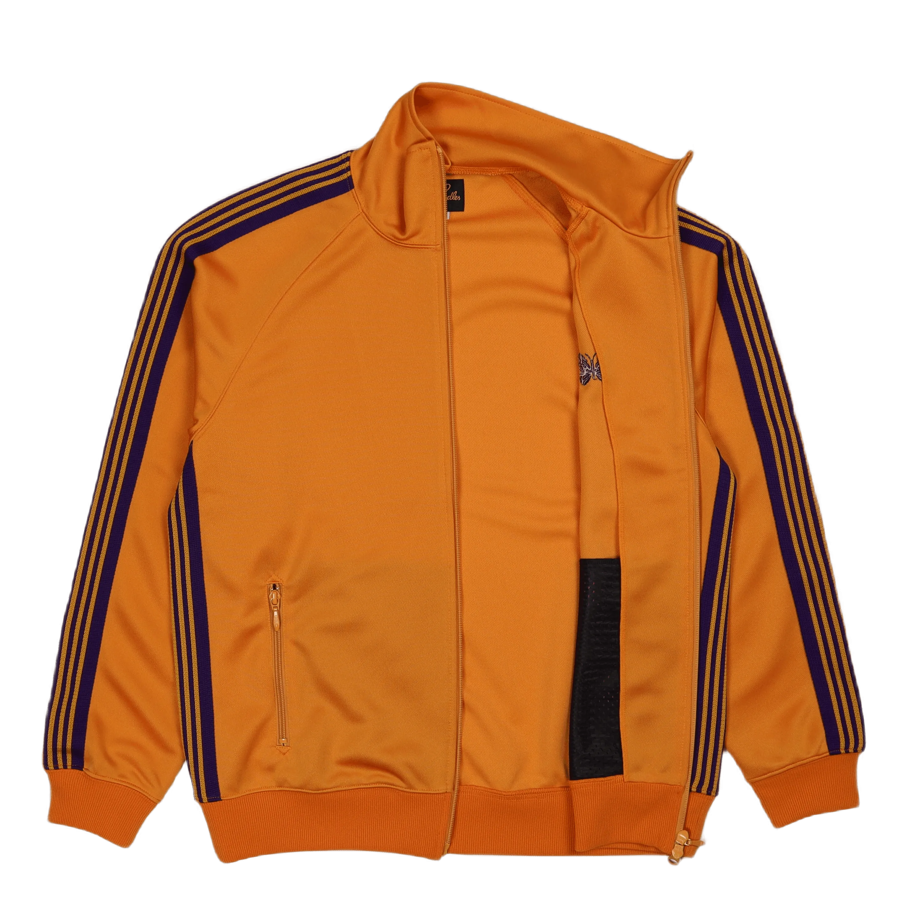 Track Jacket Poly Smooth Yellow Gold