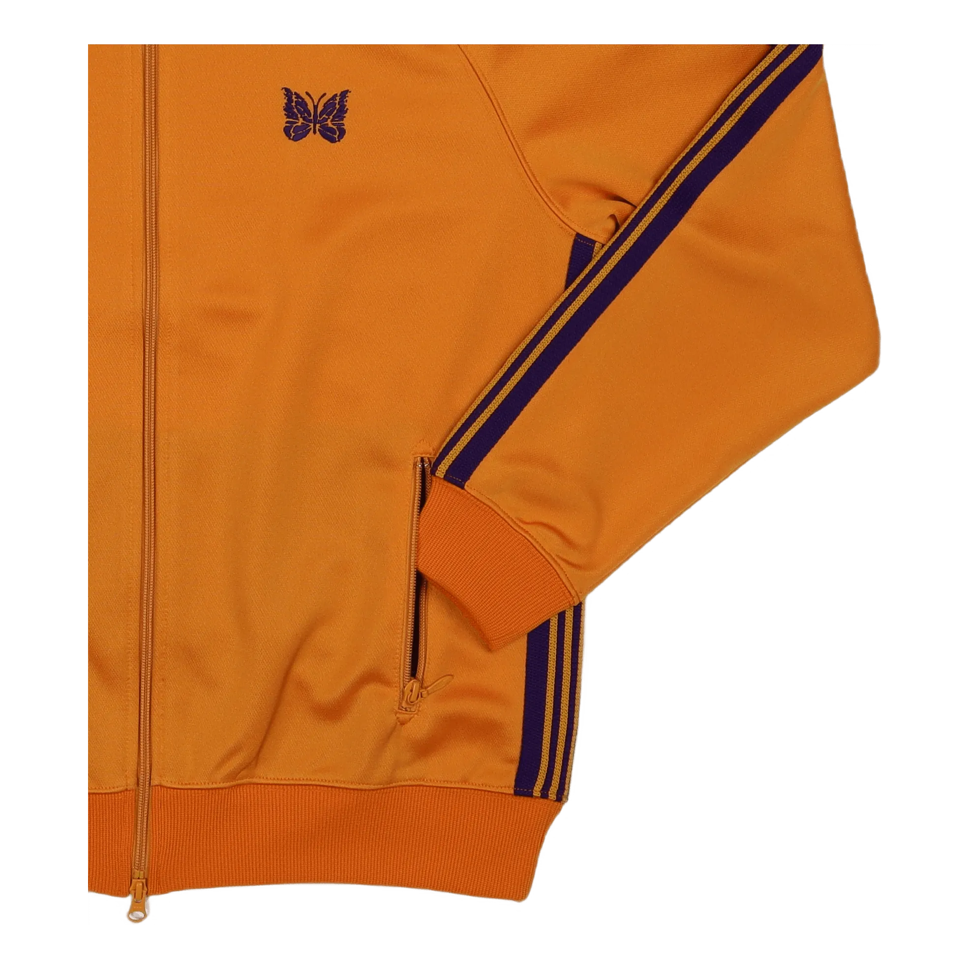 Track Jacket Poly Smooth Yellow Gold